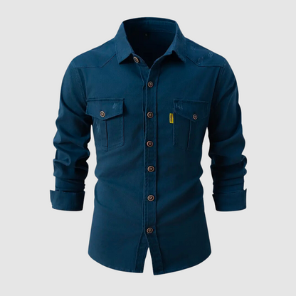 Émile – Stijlvol Denim Shirt | Tijdloos & Veelzijdig