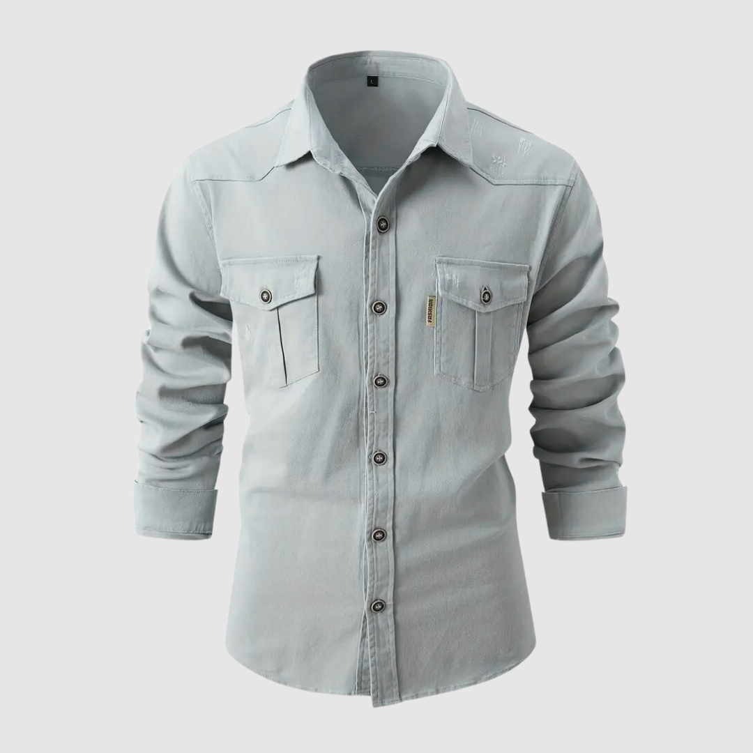 Émile – Stijlvol Denim Shirt | Tijdloos & Veelzijdig